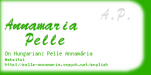 annamaria pelle business card